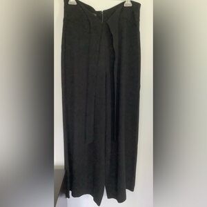 Black dressy wide leg pants